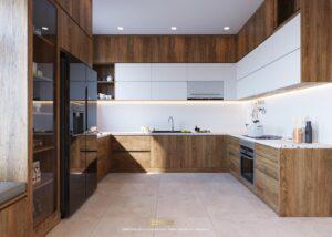 Tủ bếp Melamine
