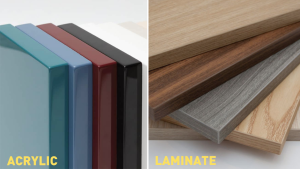 Acrylic và laminate