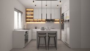 Cách lắp cánh tủ bếp