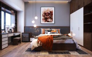 thiết kế nội thất phòng ngủ hiện đại