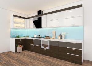 Tủ bếp gỗ MFC phủ acrylic có phải là sự lựa chọn khôn ngoan