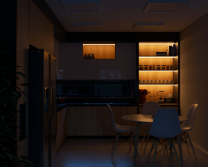 Cách lắp đèn led tủ bêp·