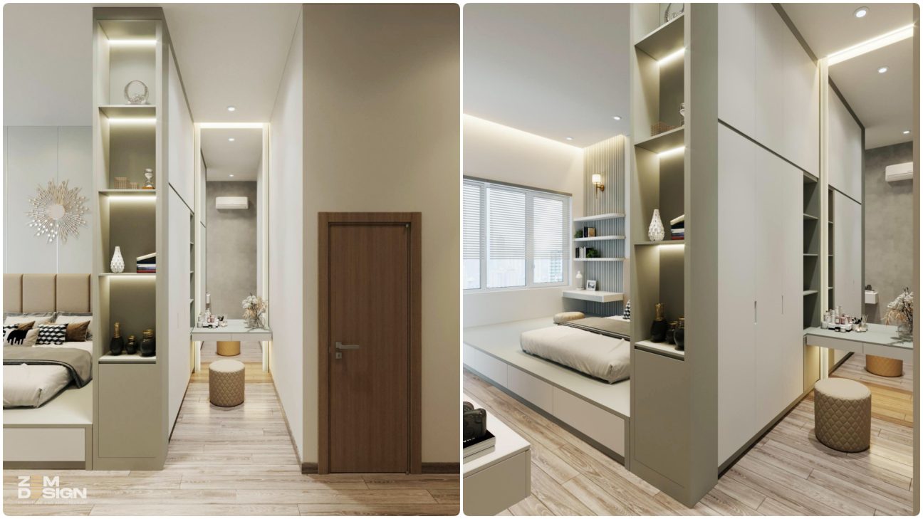 Nội thất phòng ngủ số 2 - Nhà phố đẹp - 01