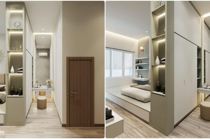 Nội thất phòng ngủ số 2 - Nhà phố đẹp - 01