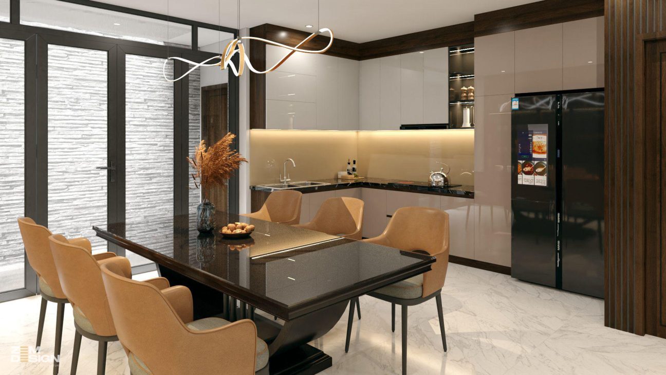 Phòng bếp căn hộ hiện đại - 01