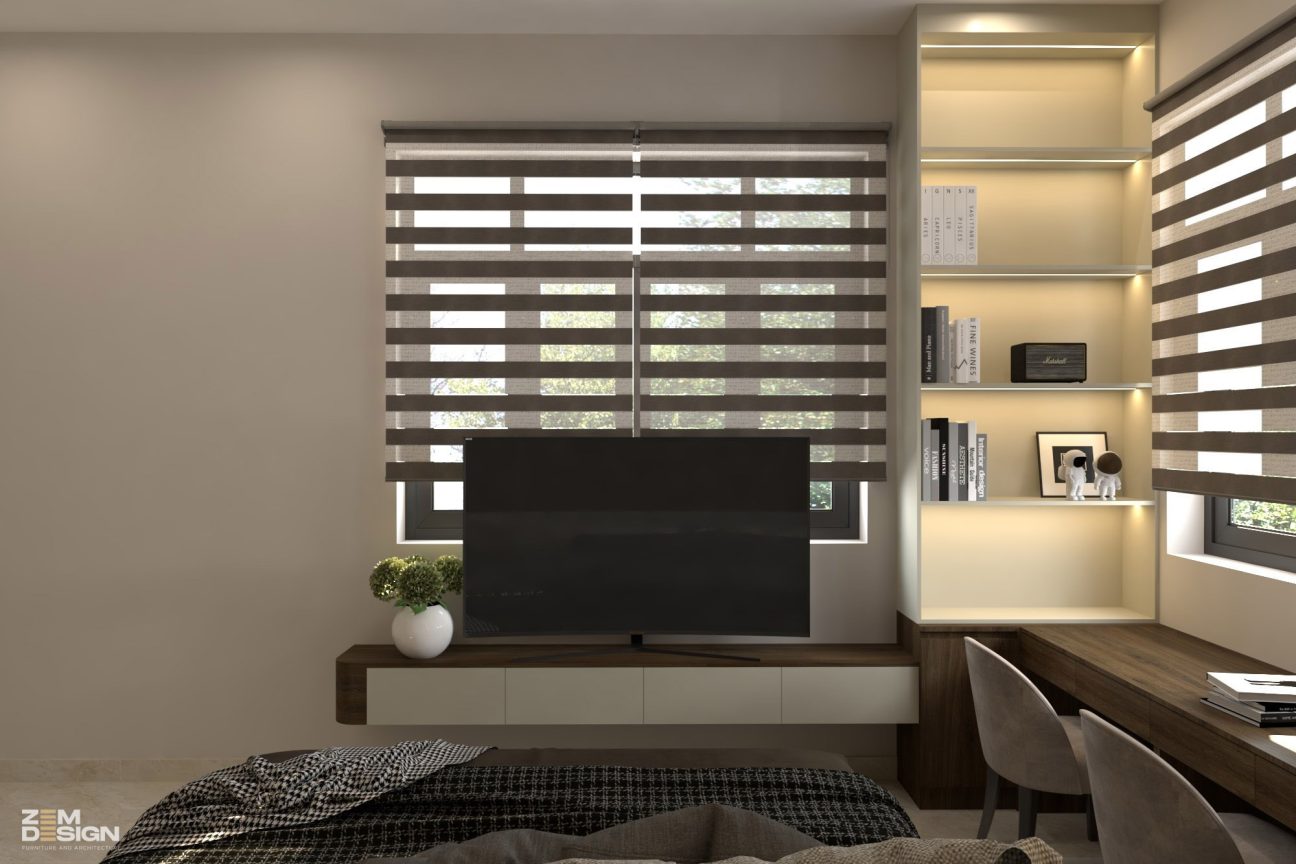 Phòng ngủ hiện đại 12m2 - 02