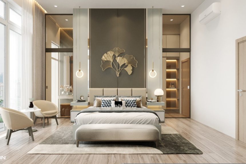 Phòng ngủ hiện đại 15m2 - 01