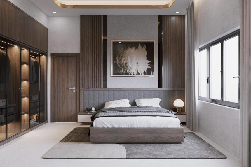 Phòng ngủ hiện đại 12m2
