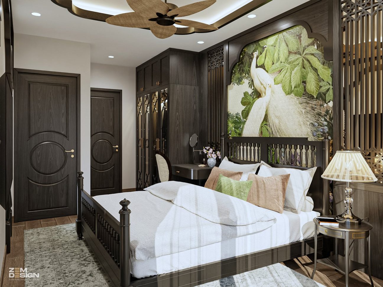 Phòng ngủ số 1 phong cách Indochine - 02
