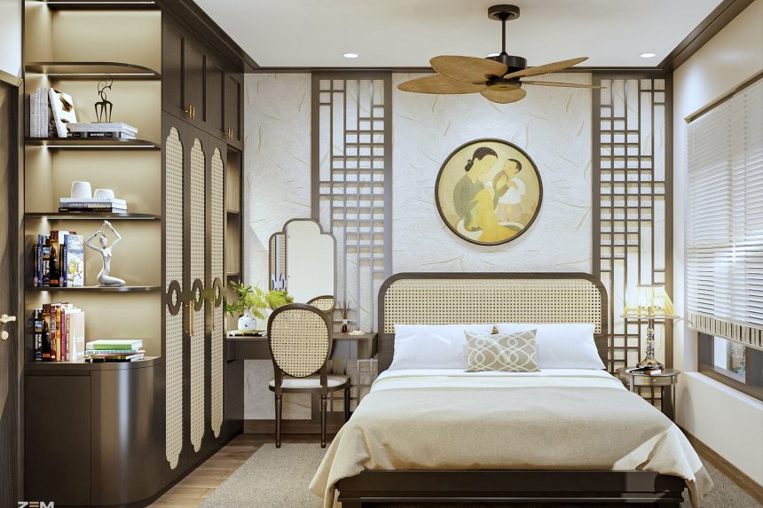 Phòng ngủ số 2 phong cách Indochine - 01