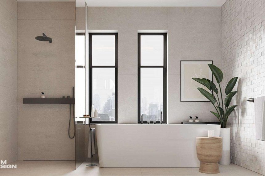 Phòng tắm chung cư An Phú Apartment 02