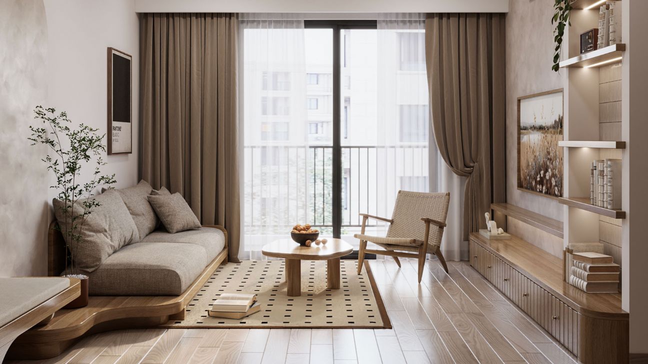 10 Ý Tưởng Thiết Kế Phòng Khách Chung Cư 70m2 Không Thể Bỏ Qua