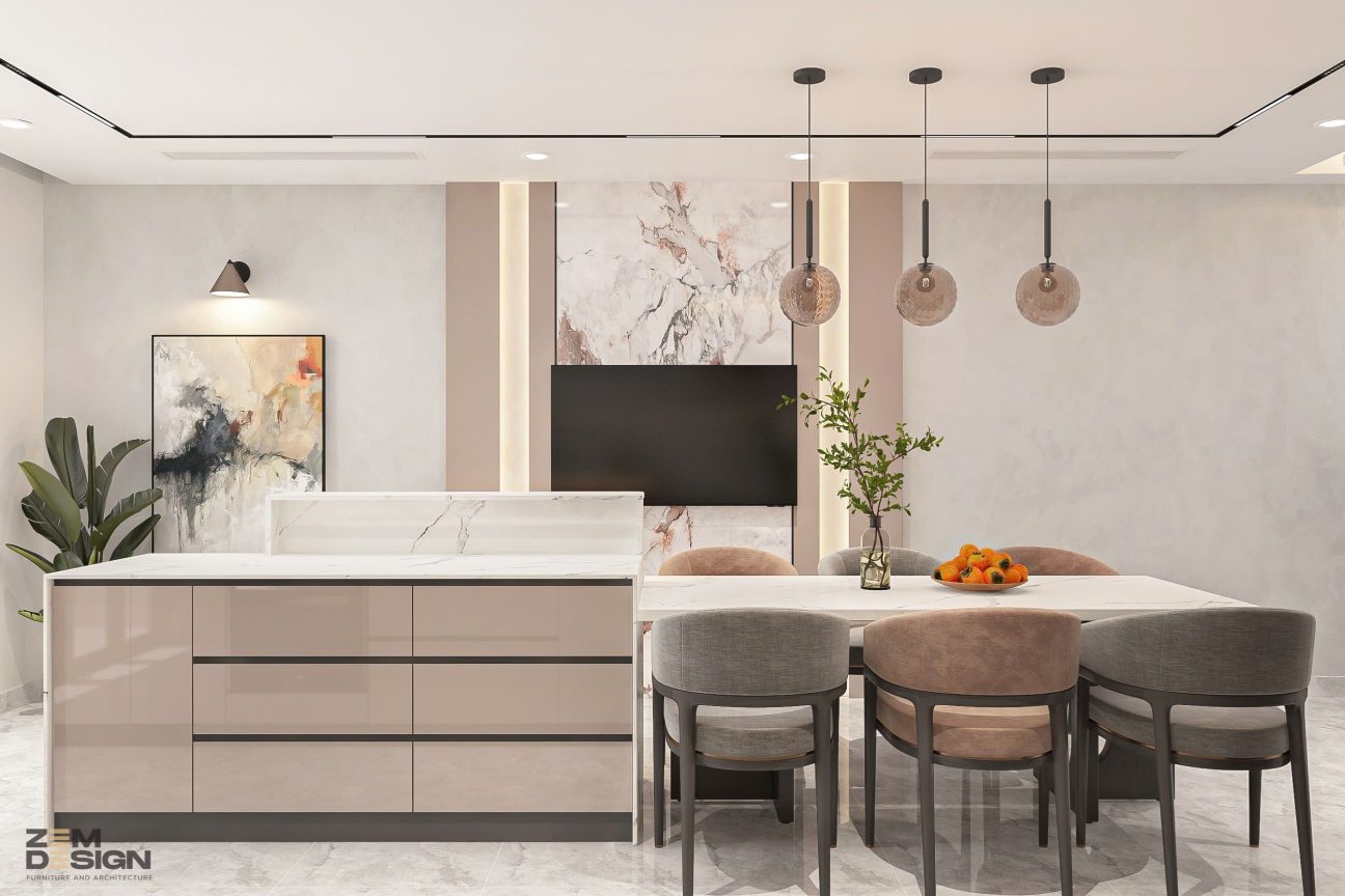 Thiết kế nội thất phòng bếp hiện đại - Anh Nam - Bình Thạnh 01