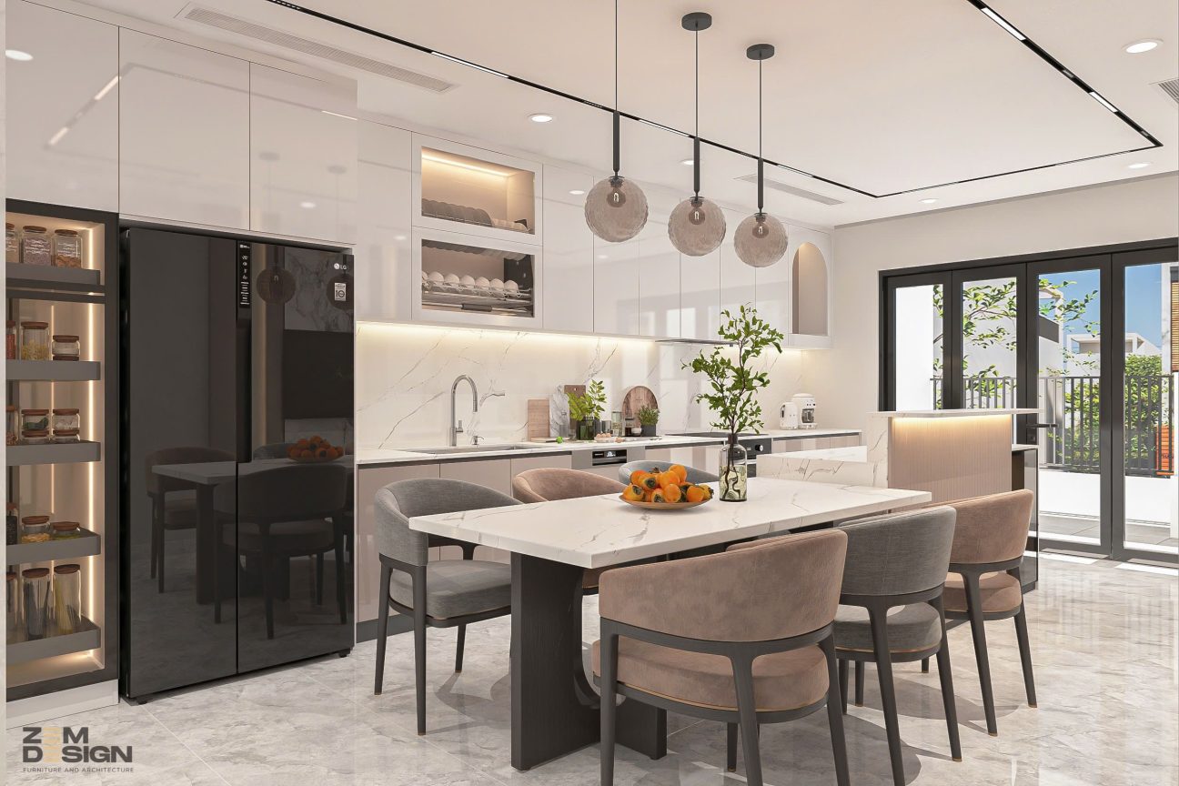 Thiết kế nội thất phòng bếp hiện đại - Anh Nam - Bình Thạnh 03