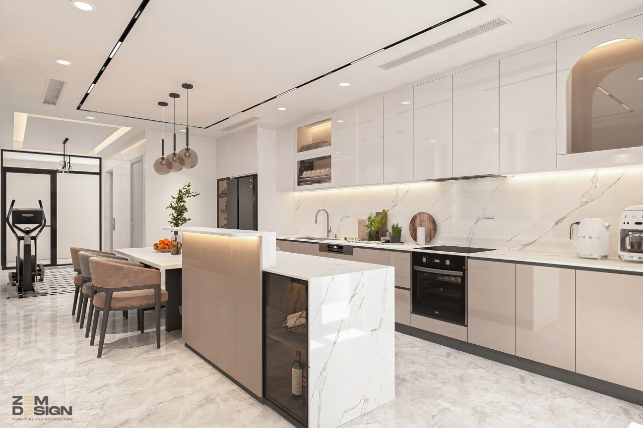 Thiết kế nội thất phòng bếp hiện đại - Anh Nam - Bình Thạnh 05