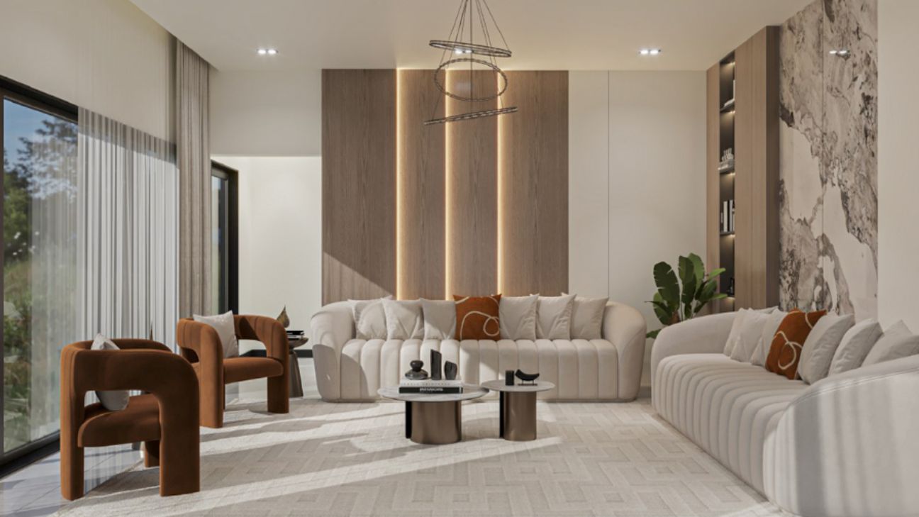 Thiết kế phòng khách 25m2 theo phong cách hiện đại