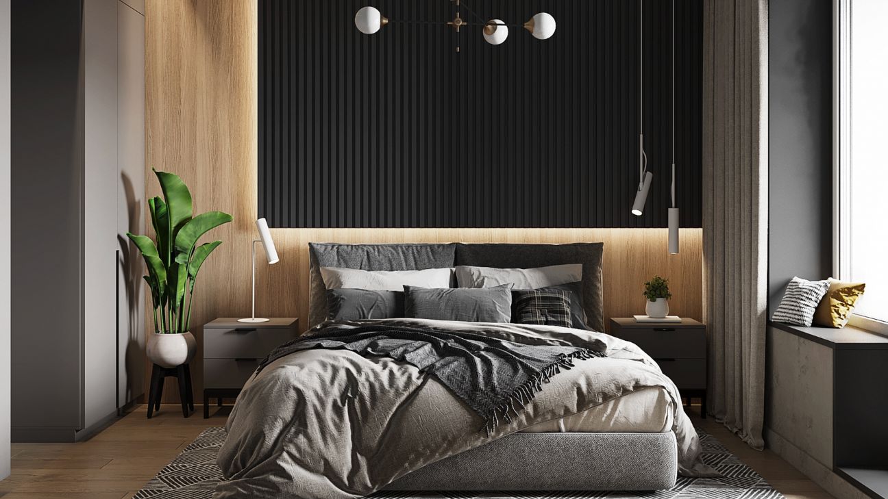 Thiết kế phòng ngủ 13m2 hiện đại