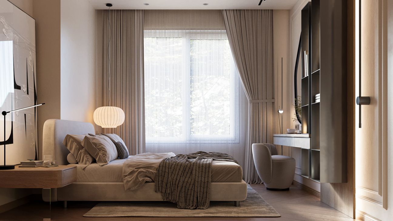 Thiết kế phòng ngủ 18m2