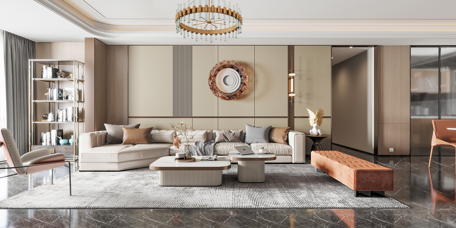 Thiết kế nội thất nhà 6x13m sang trọng