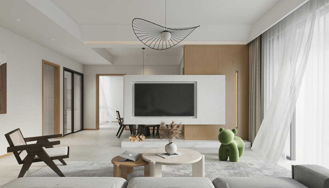 Thiết kế nội thất phong cách tối giản 120m2