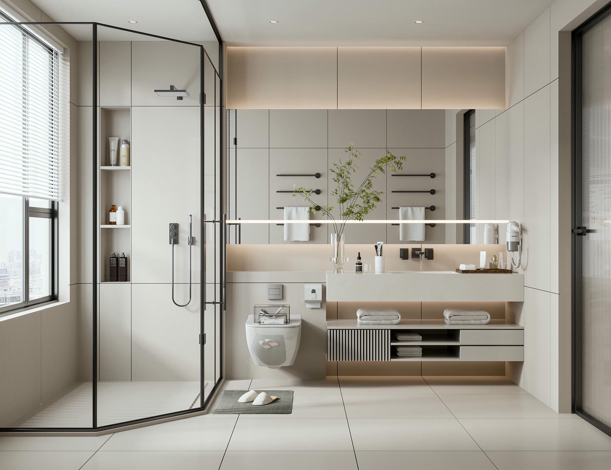 Xu Hướng Mới - Thiết Kế Nhà Vệ Sinh Chung Cư Đẹp Tiện Nghi