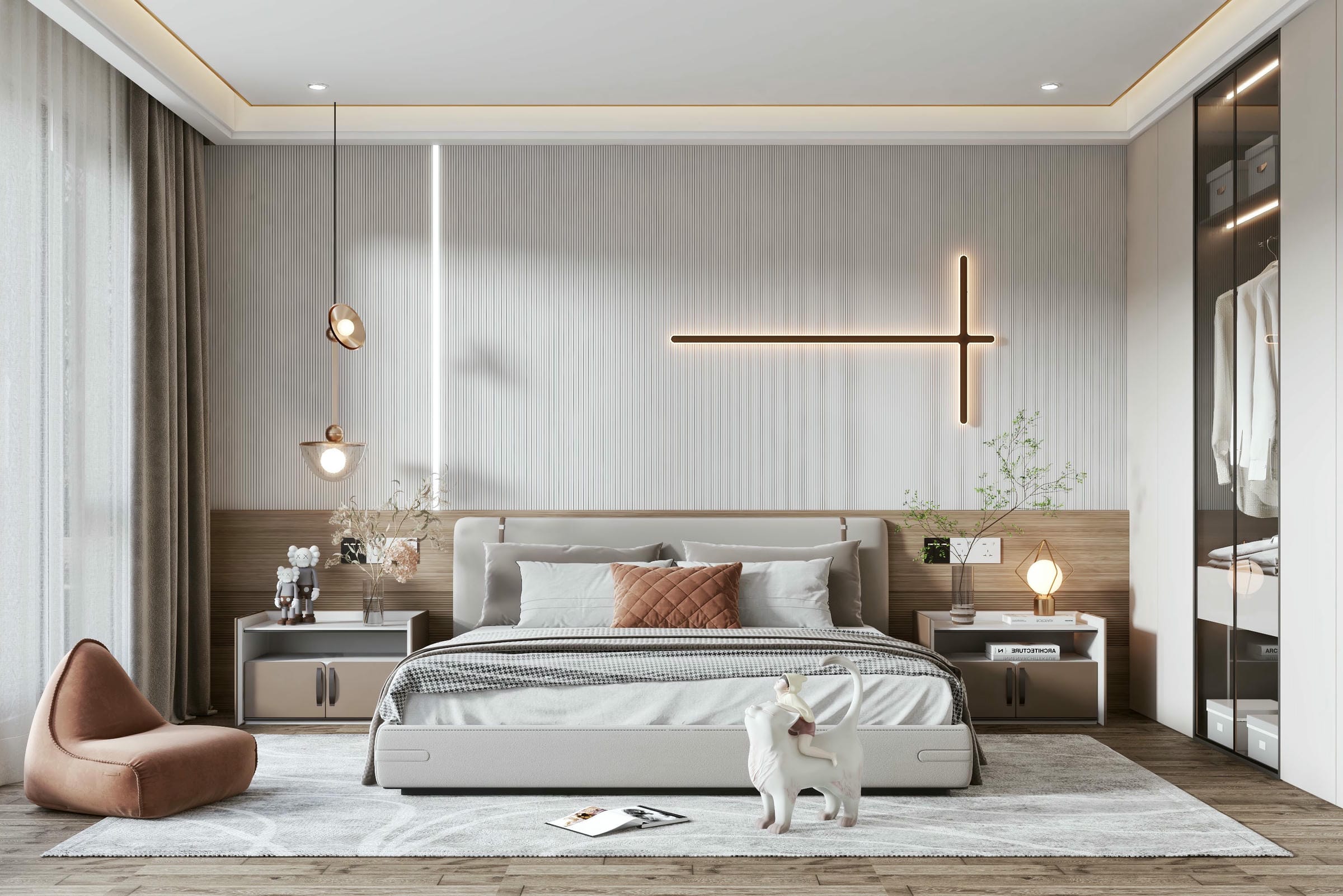 Cách kê giường ngủ