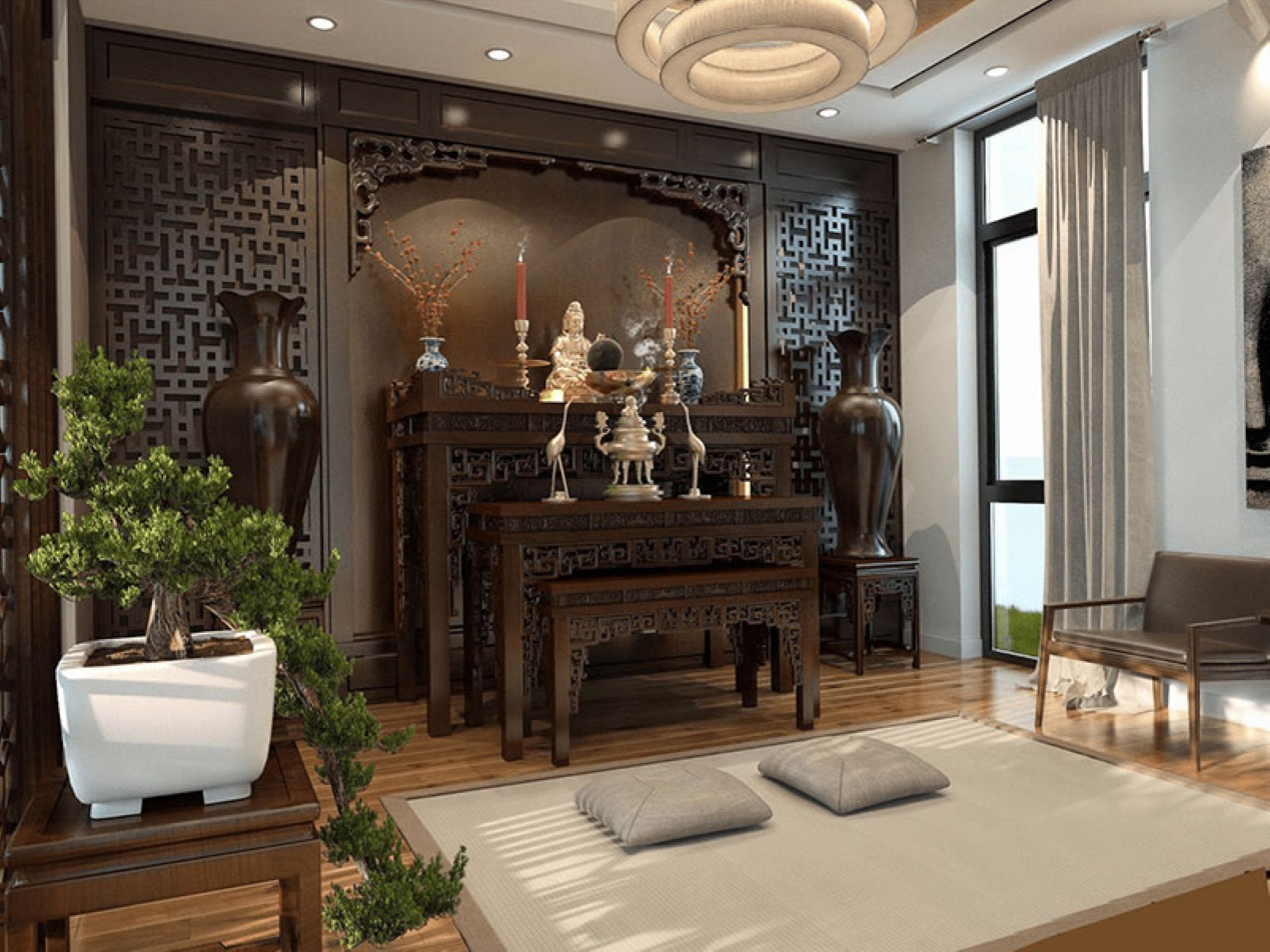 Có nên đặt phòng thờ ở tầng 1