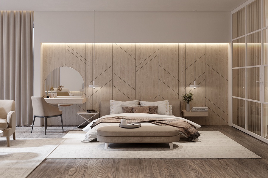 Kích thước bàn trang điểm tiêu chuẩn