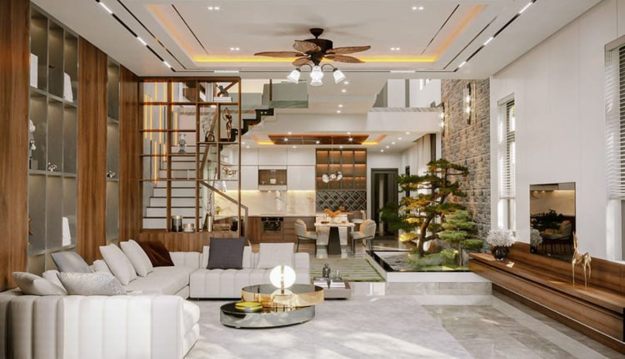 Thiết kế nội thất nhà ống 5 tầng