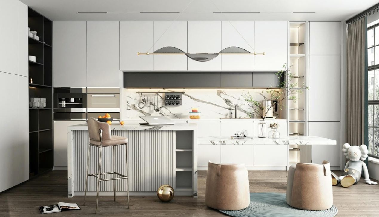 Thiết kế phòng bếp 20m2