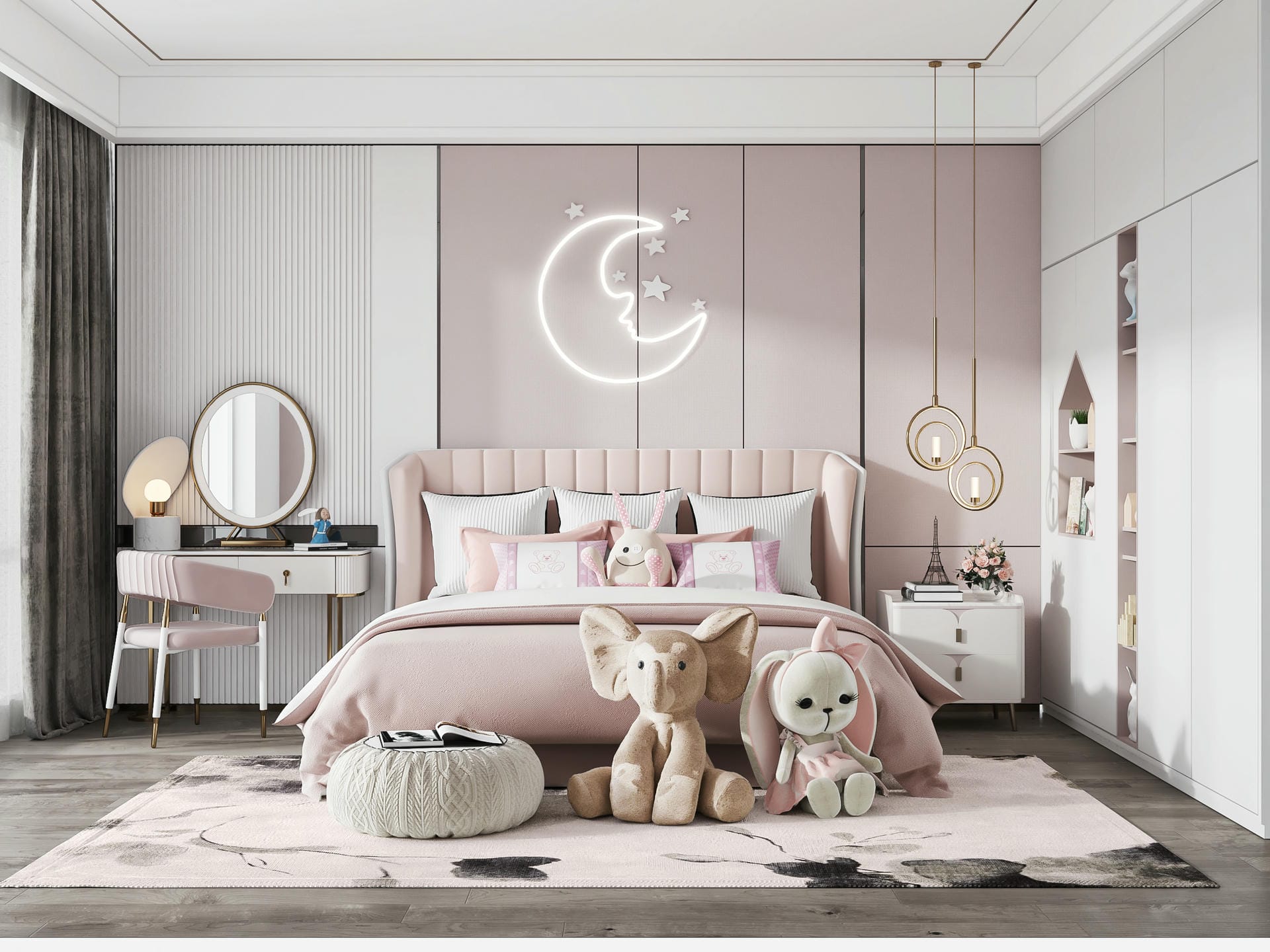 Trang Trí Phòng Ngủ Con Gái Đơn Giản - 20+ Ý Tưởng Đẹp