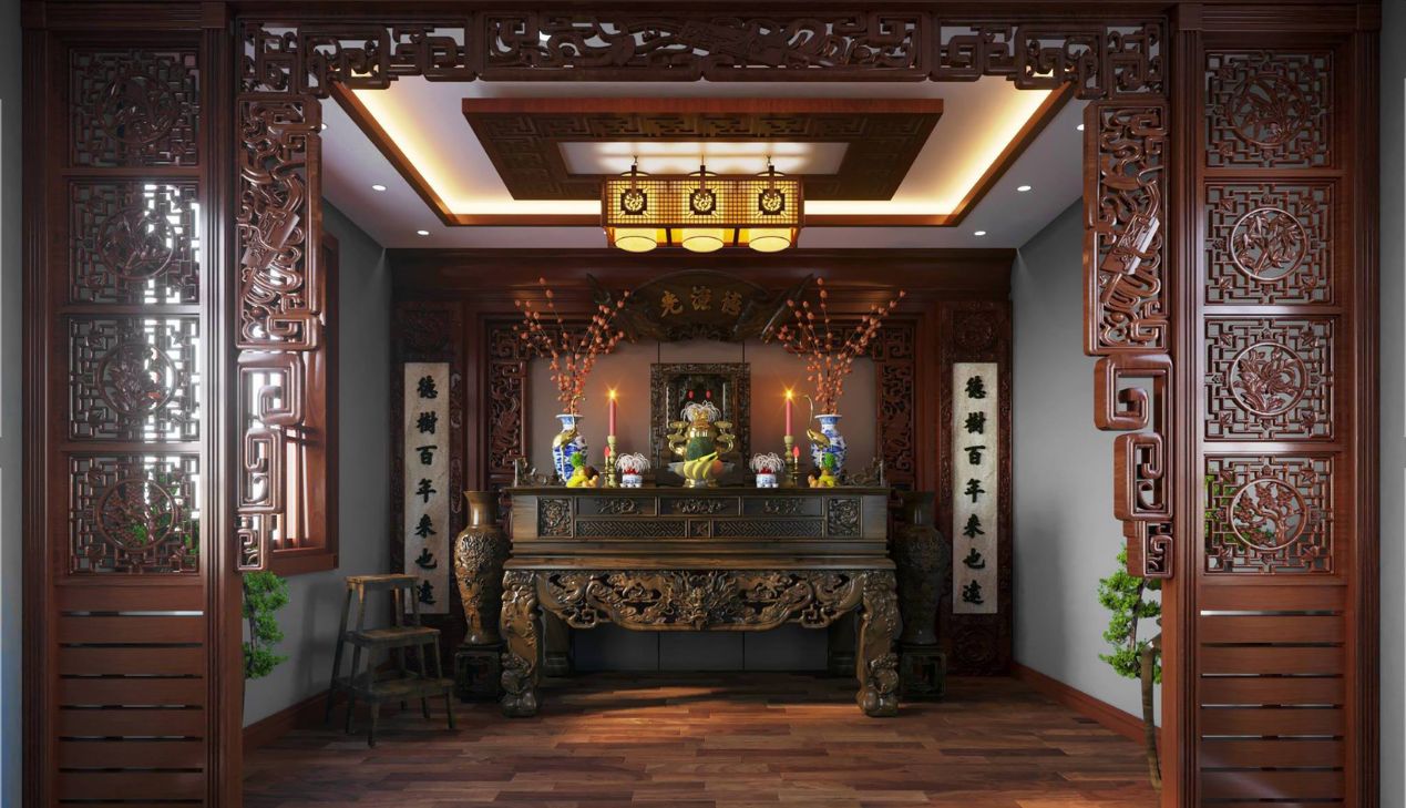 Những mẫu thiết kế bàn thờ đẹp