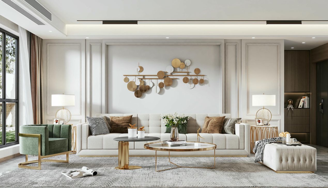 Thiết kế nội thất nhà phố 2 tầng