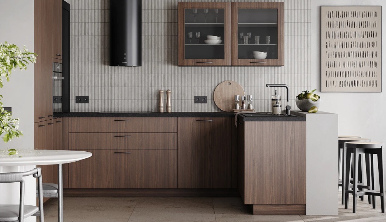 Tủ bếp gỗ công nghiệp MDF