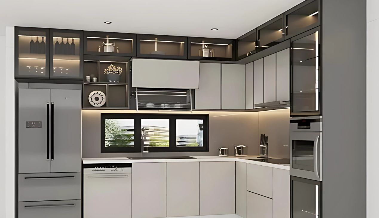 Tủ bếp nhựa chống ẩm melamine