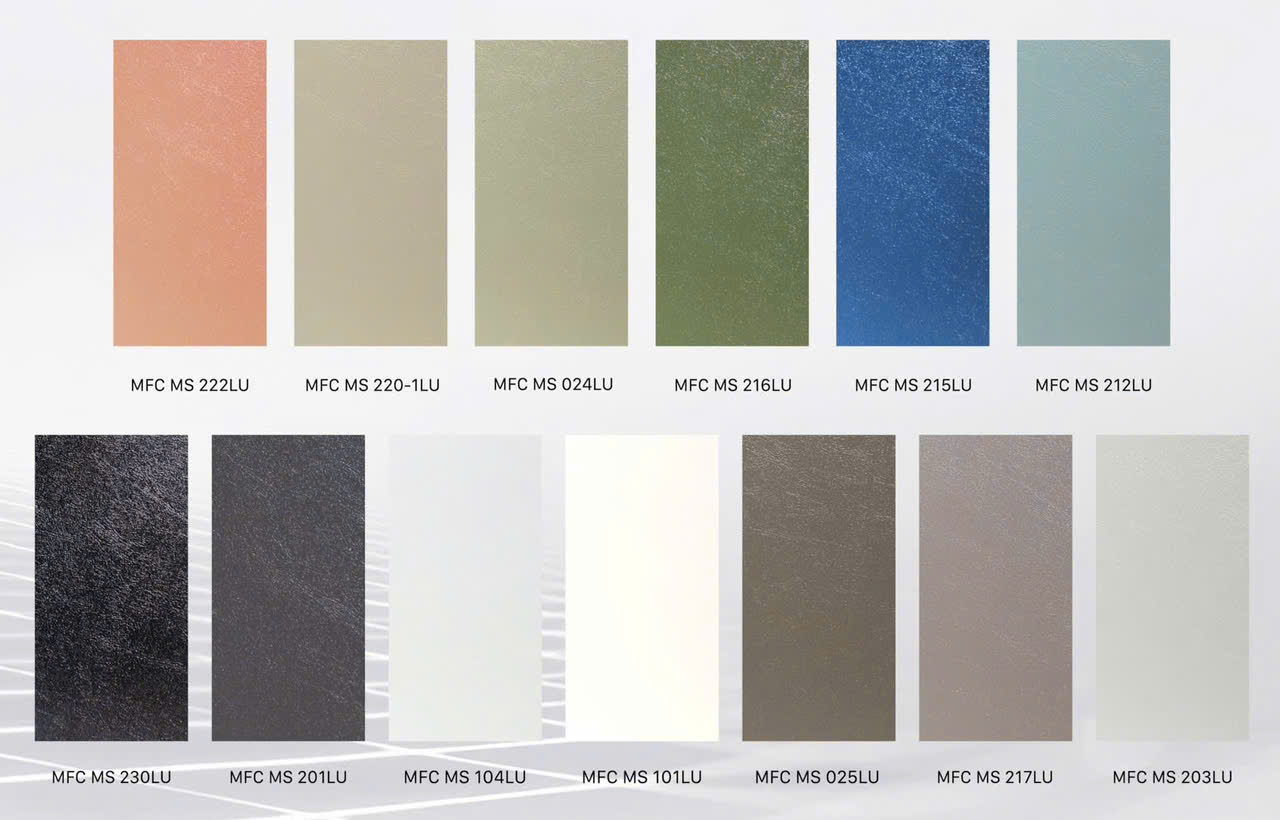 Bảng màu melamine đẹp