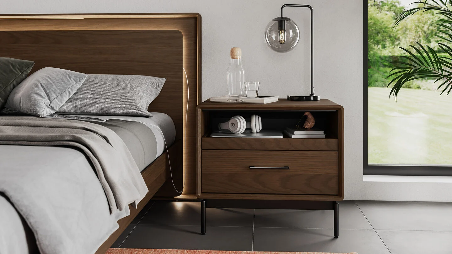 Kích thước tab đầu giường cho phòng ngủ trung bình lớn