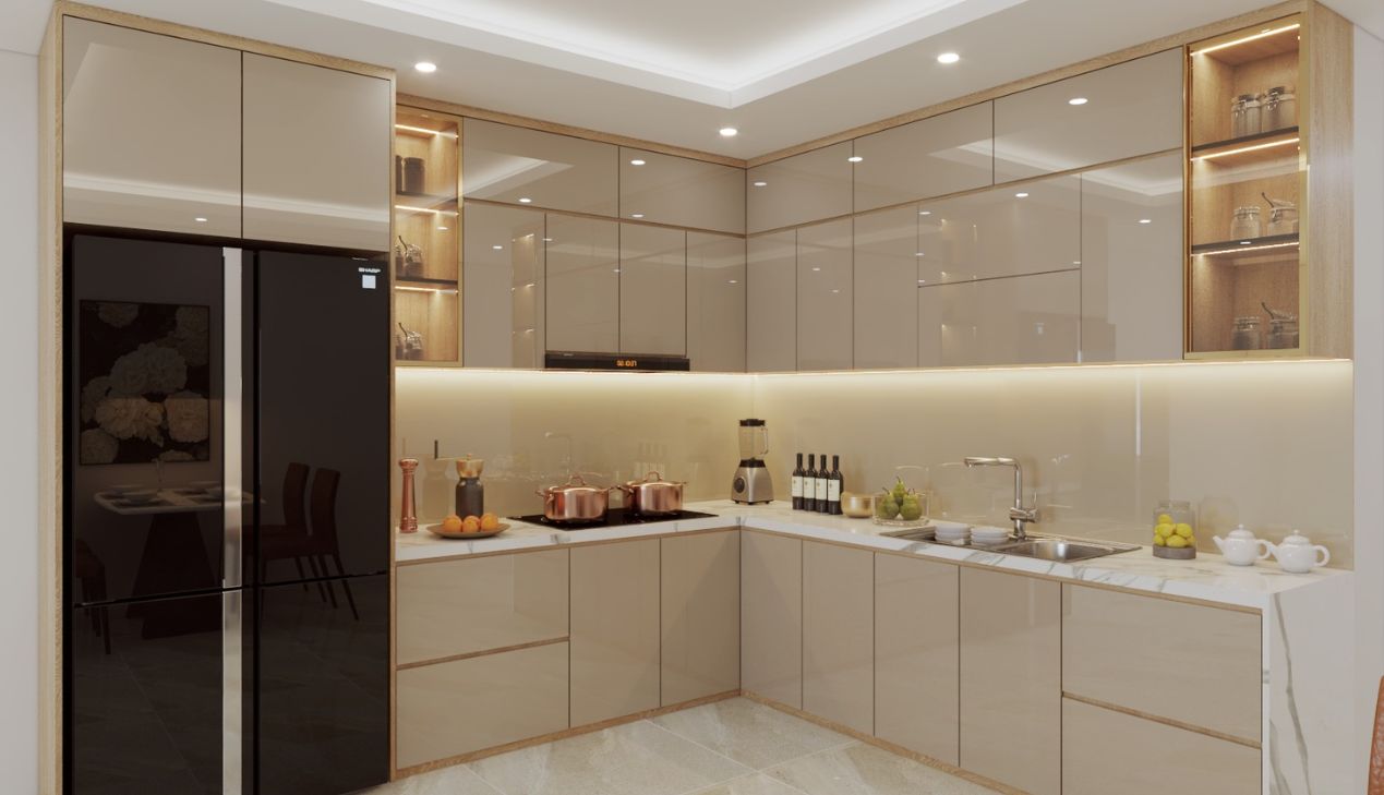 Thi công tủ bếp nhựa Picomat HCM